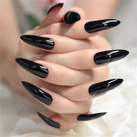 press on long stiletto nails